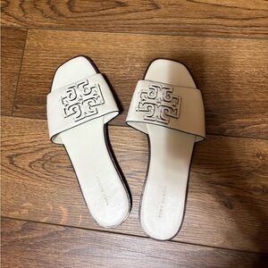 Tory Burch White Sandals